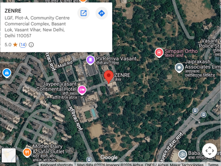 Zenre Map Location